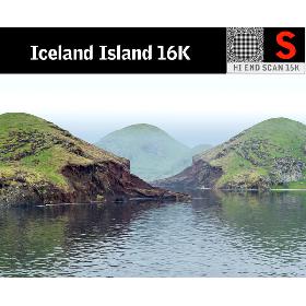 Iceland Island (Animated) 3D model